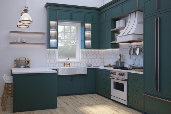 L Shape Modular Kitchen – Acrylic Finish